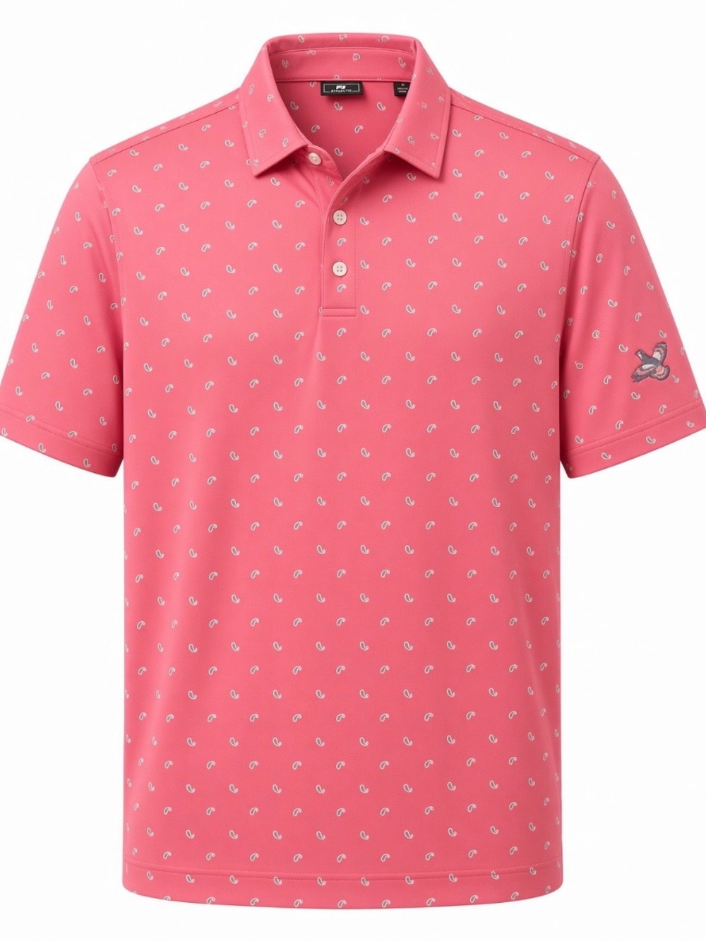 FootJoy Pink Paisley-Print Polo